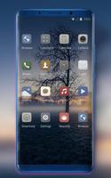 Theme for Mi Redmi nature tree fog wallpaper syot layar 1