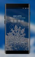 Snowflake theme snow winter wallpaper HD syot layar 2