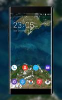 Theme for Oppo r7s earth planet nature wallpaper Affiche