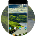 Theme for beautiful river nokia7 plus wallpaper icon