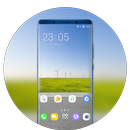 Theme for MI8&MIX 2S natural glass road sky APK