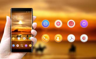Natura theme natural landscape sea beach screenshot 3