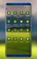 Nature Green Grass Theme for Nokia X6 wallpaper تصوير الشاشة 1