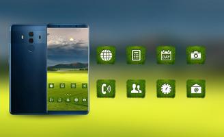 Nature Green Grass Theme for Nokia X6 wallpaper স্ক্রিনশট 3