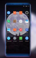 1 Schermata Theme for Mi Band 3 moon love night wallpaper