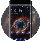 Nature theme mo20 eye of space star galaxy flower icon