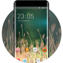 Theme for HTC U11 reed weed flower wallpaper APK