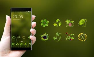 Theme for Mi A1 natural green blur wallpaper capture d'écran 3
