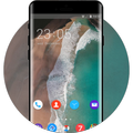 Beach mountain theme for Redmi Sea wallpaper