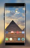 Theme for Samsung Galaxy A7 plus tower desert постер
