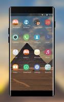 Theme for Samsung Galaxy A7 plus tower desert скриншот 1