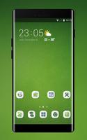 Theme for OPPO realme 2 simple green empty walls Plakat