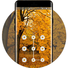 Autum plant theme icon