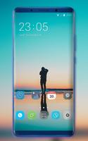 Theme for OPPO realme 2 simple ocean photo stand پوسٹر