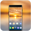 Theme for M8 natural sunset sea view APK