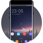 Theme for natural mount sparkle night oppo r17 APK