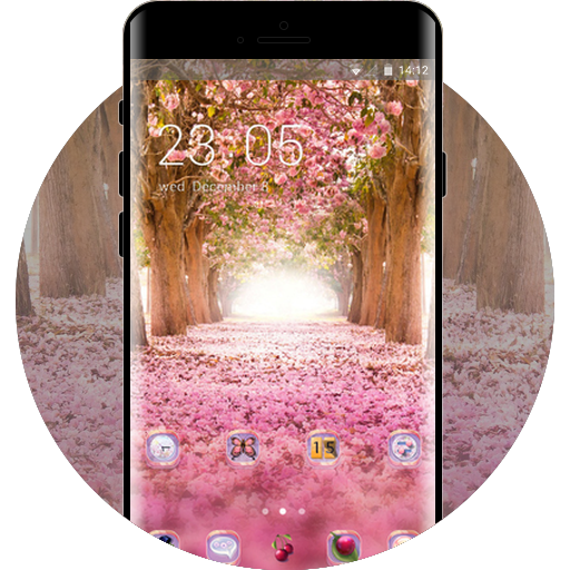 Nature theme for Gionee S6 pink flower wallpaper