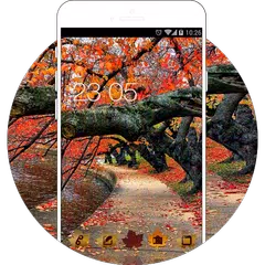 Descargar APK de Autumn Red Leaves Wallpaper Theme HD