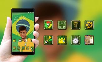 Theme For Neymar: Brazil Fifa 2018 World Cup capture d'écran 3