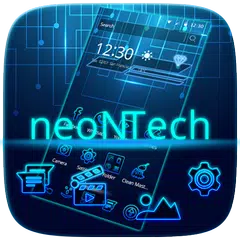Neon Tech Theme APK download