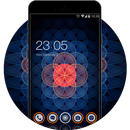 Neon Red & Blue Sacred Theme for Vivo V5 HD-APK