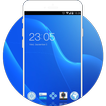 Neat Gentleman Launcher Neon Blue Theme