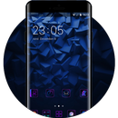 Dark Blue Abstract Theme for Vibe K5 HD Wallpaper APK