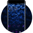 Dark Blue Abstract icon