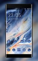Blue Marble Theme for Sony Xperia Z3 Affiche