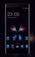 Cool Neon Next Tech Theme for Galaxy J2 Affiche