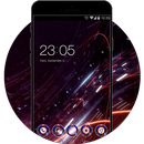 Next Tech Neon Theme: Dark Red Wallpaper & Icon APK