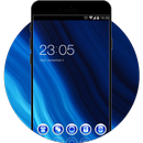 Neon Blue Theme for Lenovo K8 Note APK