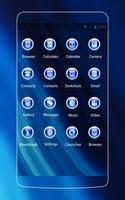 Neon Blue Theme screenshot 1