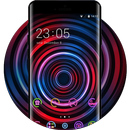 Neon Purple Theme for Oppo f3 plus Live Wallpaper APK