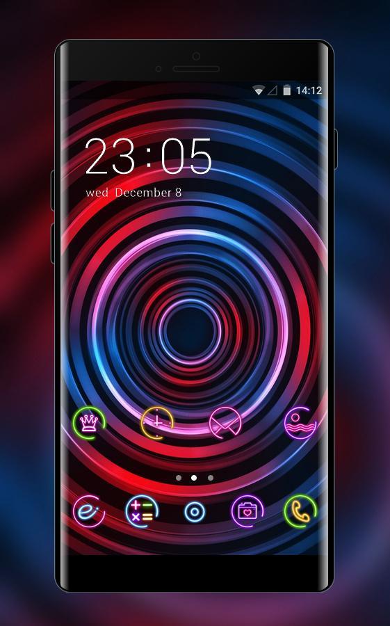 Neon Purple Theme APK for Android Download