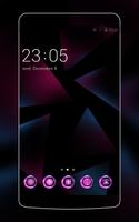 Neon Purple Theme for Nokia 6 โปสเตอร์