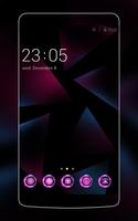 Neon Purple Theme for Nokia 6 पोस्टर