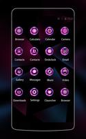 Neon Purple Theme for Nokia 6 ภาพหน้าจอ 1