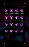 Neon Purple Theme for Nokia 6 स्क्रीनशॉट 1