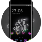 Neon theme ab35 wallpaper we run the night london أيقونة