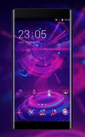 Neon theme cool Next tech cool wallpaper পোস্টার