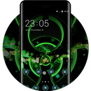 Neon theme radiation sign spot abstract wallpaper APK