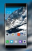 Theme for snow mountain xiaomi redmi note4 poster