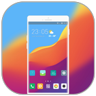 Theme for sony xperia XA2 ultra gradient color आइकन