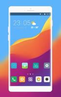 Theme for sony xperia XA2 ultra gradient color Affiche