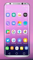 Theme Samsung Galaxy S8 Lancher imagem de tela 2