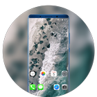 Theme for OPPO realme 2 wave ocean stone wallpaper иконка