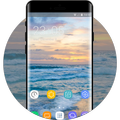 Theme for galaxy s9 plus ocean waves