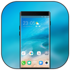 Theme for Xiaomi Mi 8 Pro &Phone 8 x ios Blue Sea آئیکن