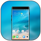 Theme for Xiaomi Mi 8 Pro &Phone 8 x ios Blue Sea icône